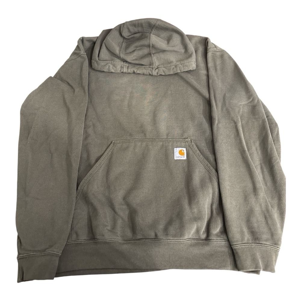 Carhartt Men's Green Medium weight Fleece Hoodie Large